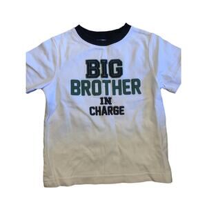 Gymboree Big Brother Shirt White Applique size 3